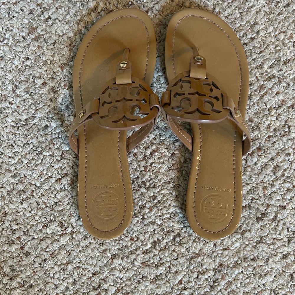 Tory Burch Miller patent sandal